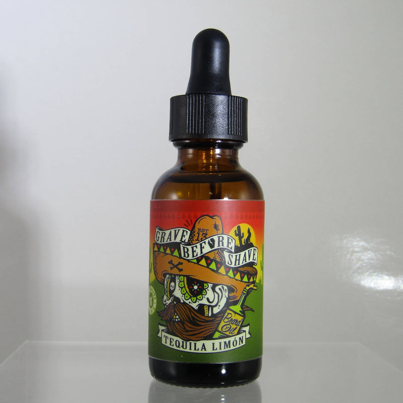 Tequila Limon Beard Oil - by Grave Before Shave (Pre-Owned) Beard Oil Murphy & McNeil Pre-Owned Shaving 