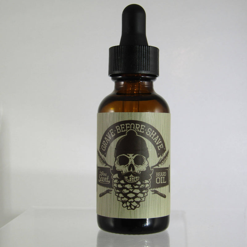 Pine Scent Beard Oil - by Grave Before Shave (Pre-Owned) Beard Oil Murphy & McNeil Pre-Owned Shaving 