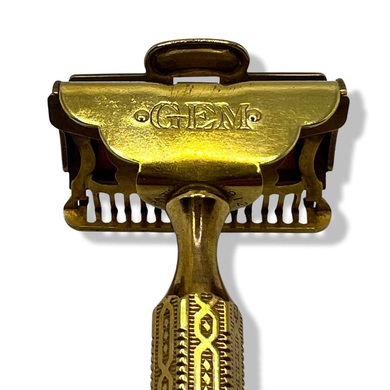 GEM Vintage Gold Tone Single-Edge Safety Razor (Pre-Owned) Safety Razor Murphy & McNeil Pre-Owned Shaving 