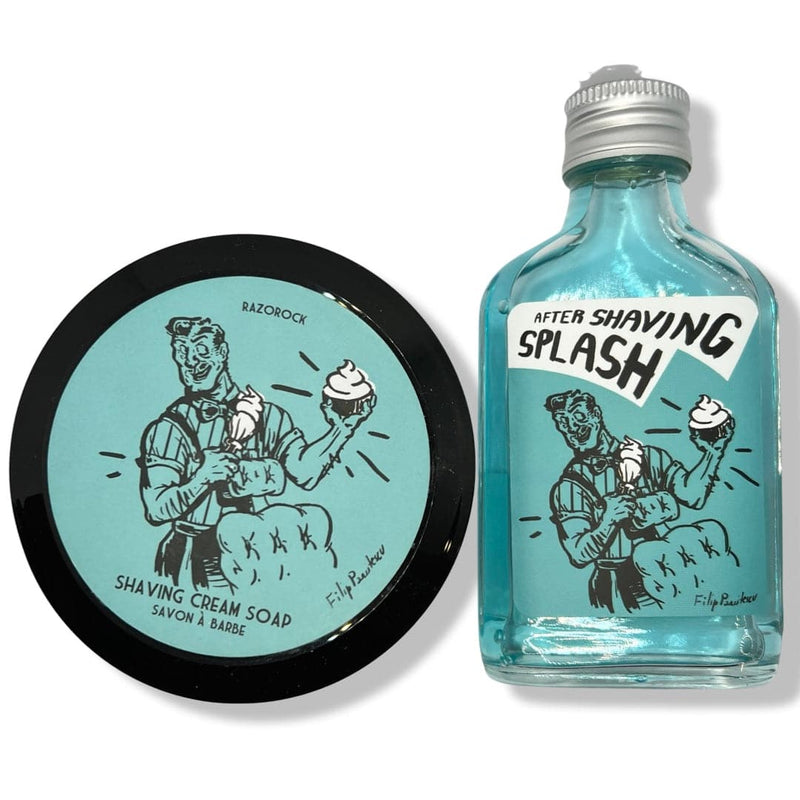 Blue Barbershop Shaving Soap and Splash - by Razorock (Pre-Owned) Shaving Soap Murphy & McNeil Pre-Owned Shaving 