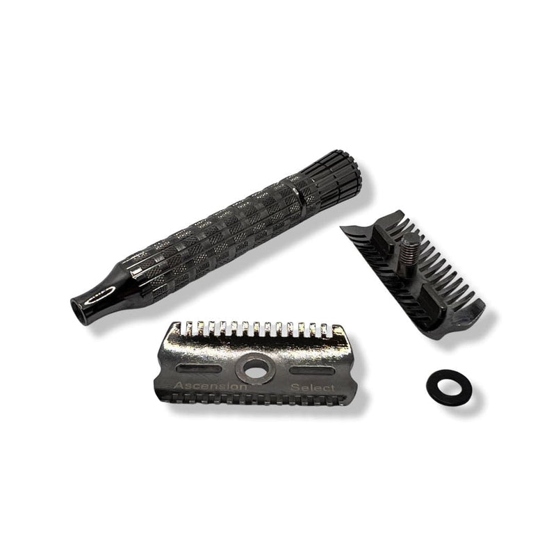 Ascension Select TWIST Double-Open Comb Safety Razor - by Phoenix Artisan Accoutrements (Pre-Owned) Safety Razor Murphy & McNeil Pre-Owned Shaving 