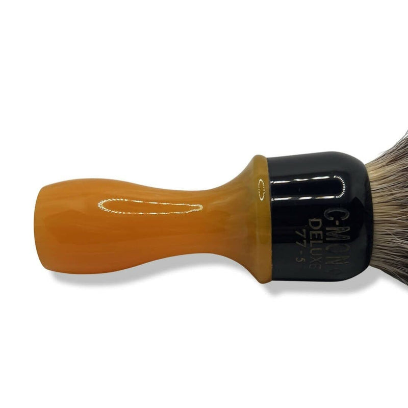 Butterscotch and Black C-MON 77-5 Shaving Brush (26mm Fanchurian) - by Heritage Collection (Pre-Owned) Shaving Brush My Extras 