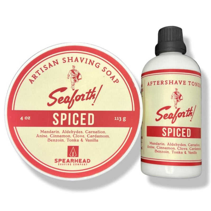 Seaforth! Spiced Shaving Soap and Splash - by Spearhead Shaving (Pre-Owned) Shaving Soap Murphy & McNeil Pre-Owned Shaving 
