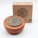 Scapicchio Shaving Soap in a Wooden Bowl - by Captain Fawcett's Shaving Soap Murphy and McNeil Store 