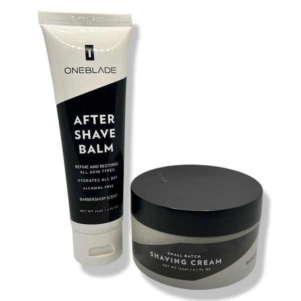 Barbershop Shaving Cream and Aftershave Balm - by OneBlade (Pre-Owned) Shaving Cream Murphy & McNeil Pre-Owned Shaving 