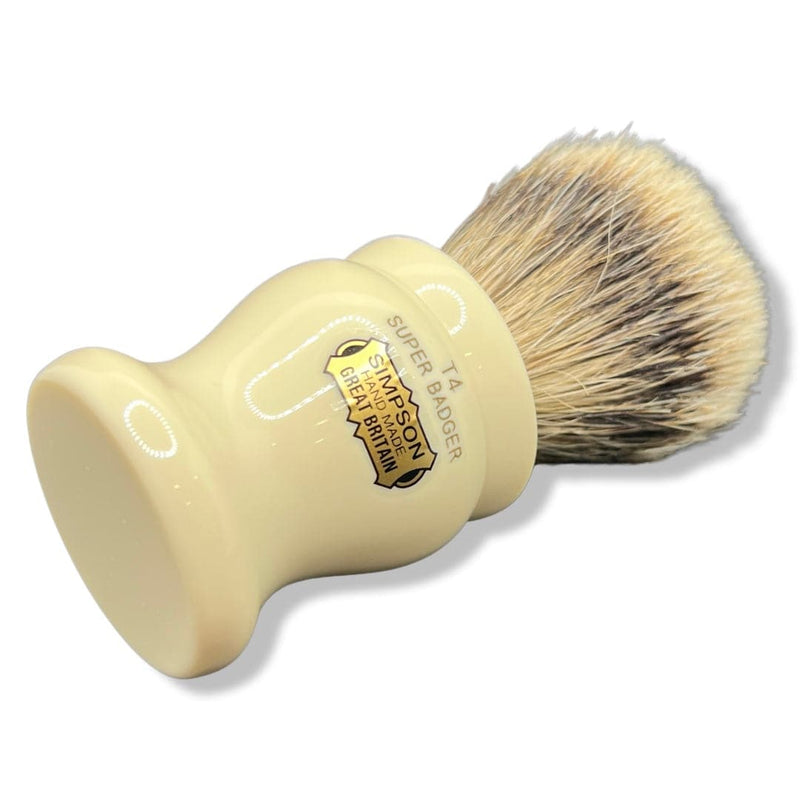 Tulip T4 Super Badger Shaving Brush, 22mm - by Simpsons (Pre-Owned) Shaving Brush Murphy & McNeil Pre-Owned Shaving 