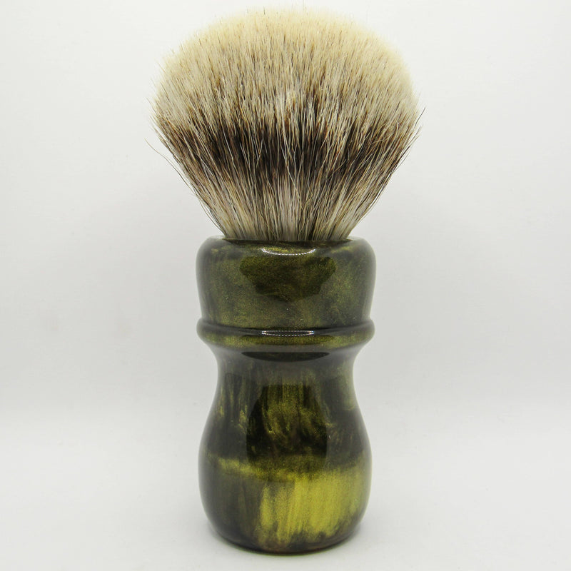 Black and Gold Shaving Brush (26mm Badger Bulb) - by Rich Man Shaving (Pre-Owned) Shaving Brush Murphy & McNeil Pre-Owned Shaving 