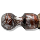 Burgundy and Silver Shaving Brush (28mm Fan Knot) - by BrushGuy (Pre-Owned) Shaving Brush Murphy & McNeil Pre-Owned Shaving 
