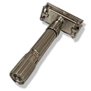 Fatboy Adjustable Razor (Code G1 - 1961 - Re-Finished Nickel)- by Gillette (Vintage Pre-Owned) Safety Razor Murphy & McNeil Pre-Owned Shaving 
