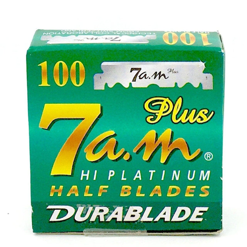 7am Hi Platinum Half Blades for Barber Razor - by Durablade (100 Count) Razor Blades Murphy and McNeil Store 