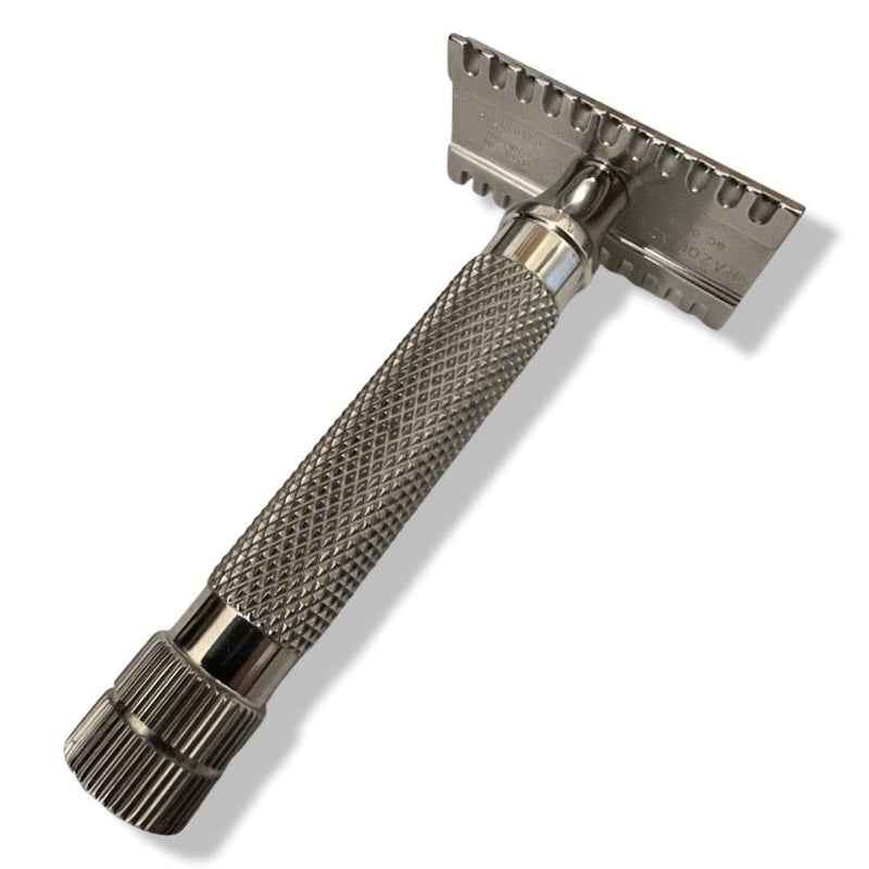 Game Changer Stainless Steel Safety Razor (OC 0.68 and 0.84 Plates) - by Razorock (Pre-Owned) Safety Razor Murphy & McNeil Pre-Owned Shaving 