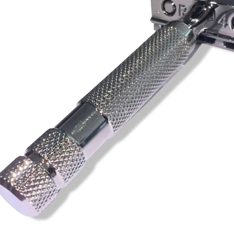 Rockwell 6C Adjustable Safety Razor (Gunmetal Chrome) - by Rockwell Razors (Pre-Owned) Safety Razor Murphy & McNeil Pre-Owned Shaving 