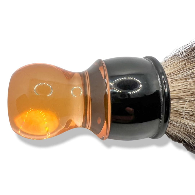 Amber and Black Best Badger Shaving Brush (26mm) - by Razor Emporium (Pre-Owned) Shaving Brush Murphy & McNeil Pre-Owned Shaving 
