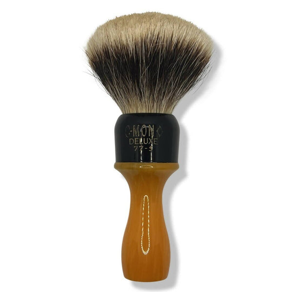 Butterscotch and Black C-MON 77-5 Shaving Brush (26mm Fanchurian) - by Heritage Collection (Pre-Owned) Shaving Brush My Extras 