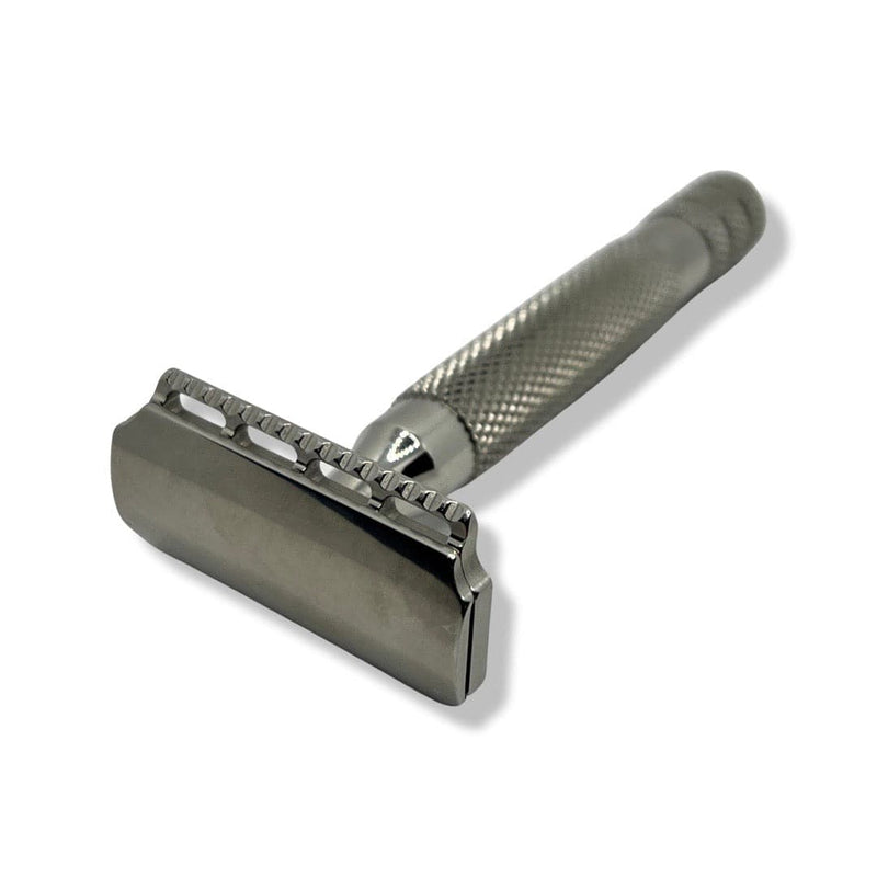 Lupo .58 Stainless Steel Safety Razor with Bulldog Handle - by Razorock (Pre-Owned) Safety Razor Murphy & McNeil Pre-Owned Shaving 