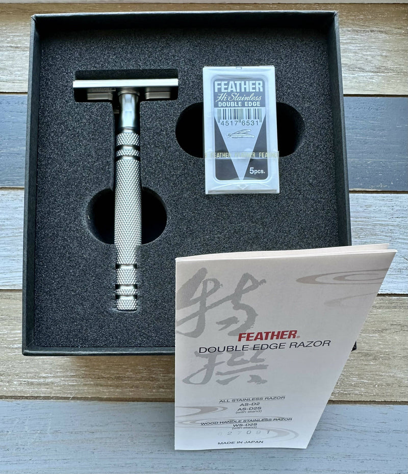Feather AS-D2 Safety Razor servedupshaves 