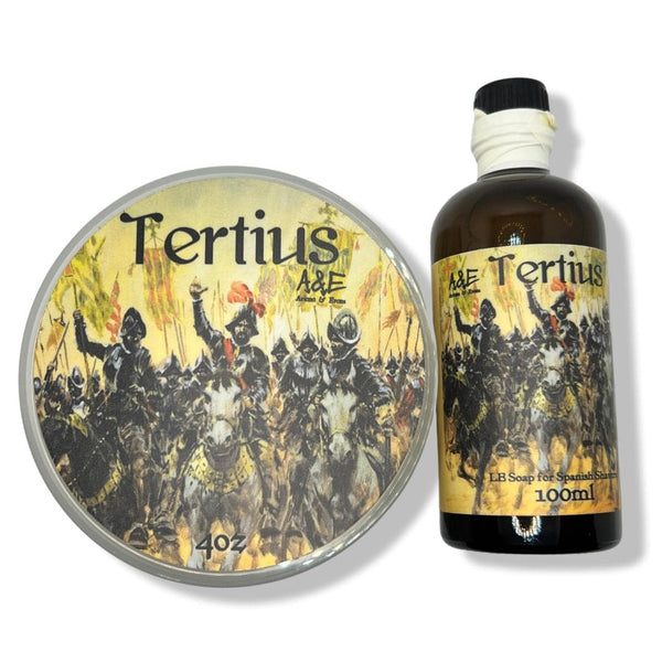 Tertius Shaving Soap (Goat Milk) and Splash - by Ariana & Evans (Pre-Owned) Shaving Soap Remembering Matt (120inna55) 