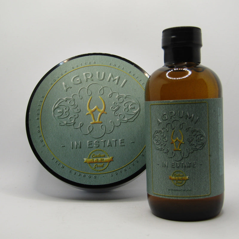 TSM Agrumi in Estate (Tallow) Shaving Soap and Splash - by Wholly Kaw (Pre-Owned) Soap and Aftershave Bundle Murphy & McNeil Pre-Owned Shaving 