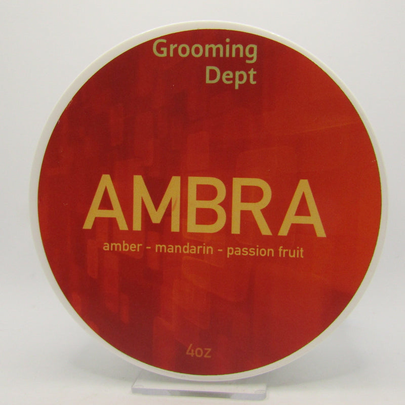 Ambra (Vegan) Shaving Soap - by Grooming Dept (Pre-Owned) Shaving Soap Murphy & McNeil Pre-Owned Shaving 