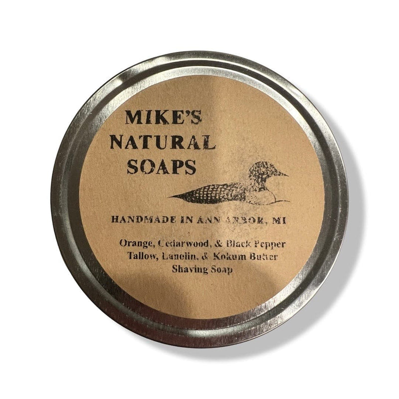 Orange, Cedarwood, Black Pepper Shaving Soap - by Mike's Natural Soap (Pre-Owned) Shaving Soap Murphy & McNeil Pre-Owned Shaving 