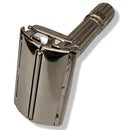 Fatboy Adjustable Razor (Code G1 - 1961 - Re-Finished Nickel)- by Gillette (Vintage Pre-Owned) Safety Razor Murphy & McNeil Pre-Owned Shaving 