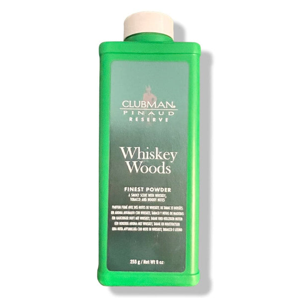 Whiskey Woods Body Powder - by Pinaud Clubman (Pre-Owned) Body Powder Murphy & McNeil Pre-Owned Shaving 