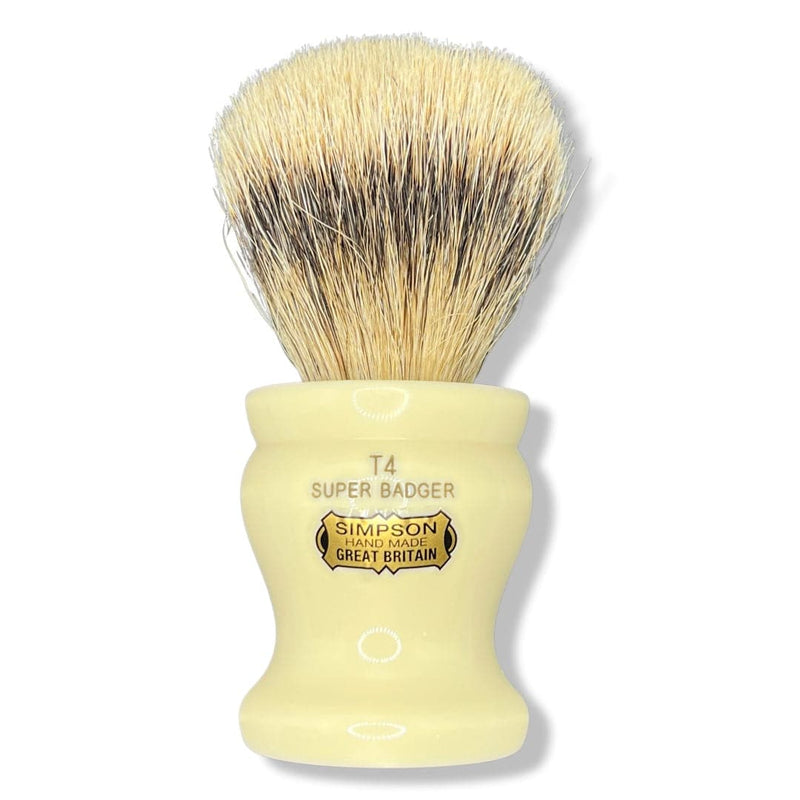 Tulip T4 Super Badger Shaving Brush, 22mm - by Simpsons (Pre-Owned) Shaving Brush Murphy & McNeil Pre-Owned Shaving 