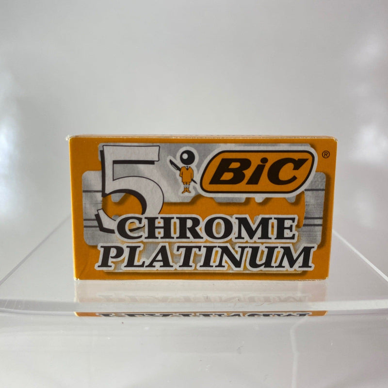 BIC Chrome Platinum Double-Edge Razor Blades (5 Blade Pack) Razor Blades Murphy and McNeil Store 