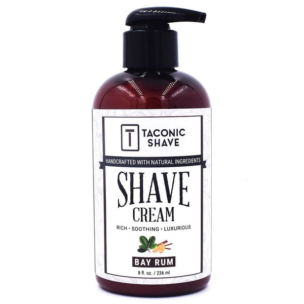 Bay Rum Shave Cream - by Taconic Shave (8oz Pump) Shaving Cream Murphy and McNeil Store 