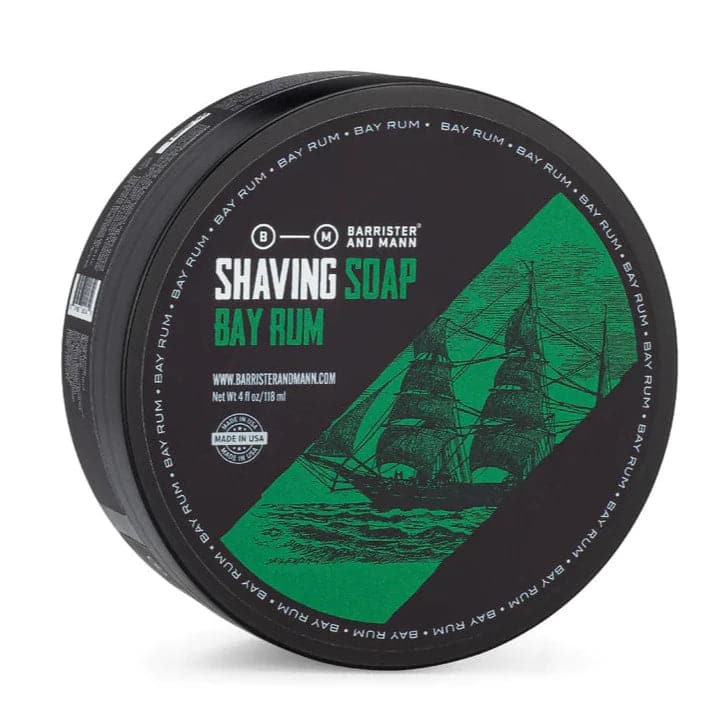 Bay Rum Shaving Soap (Omnibus Base) - by Barrister and Mann Shaving Soap Murphy and McNeil Store 