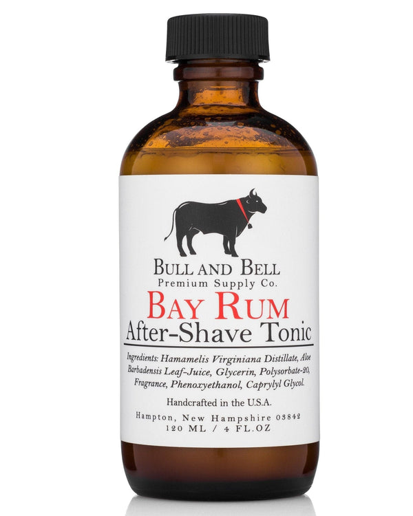 Bay Rum Aftershave Tonic - by Bull and Bell Premium Supply Co. Aftershave Murphy and McNeil Store 