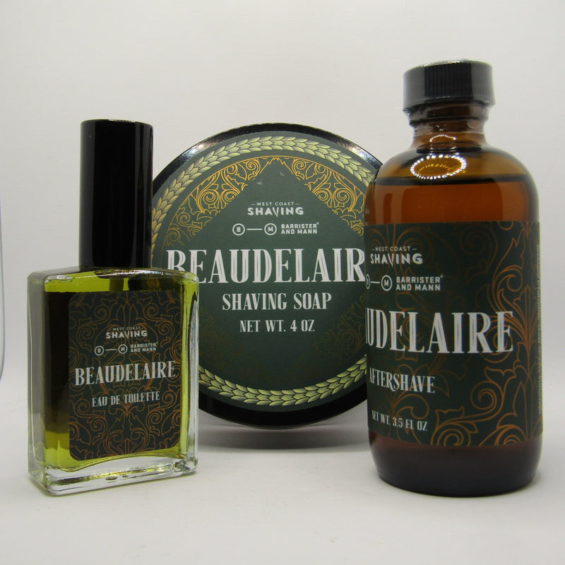 Beadelaire Shaving Soap, Splash, and EDP - by Barrister and Mann (Pre-Owned) Soap and Aftershave Bundle Murphy & McNeil Pre-Owned Shaving 