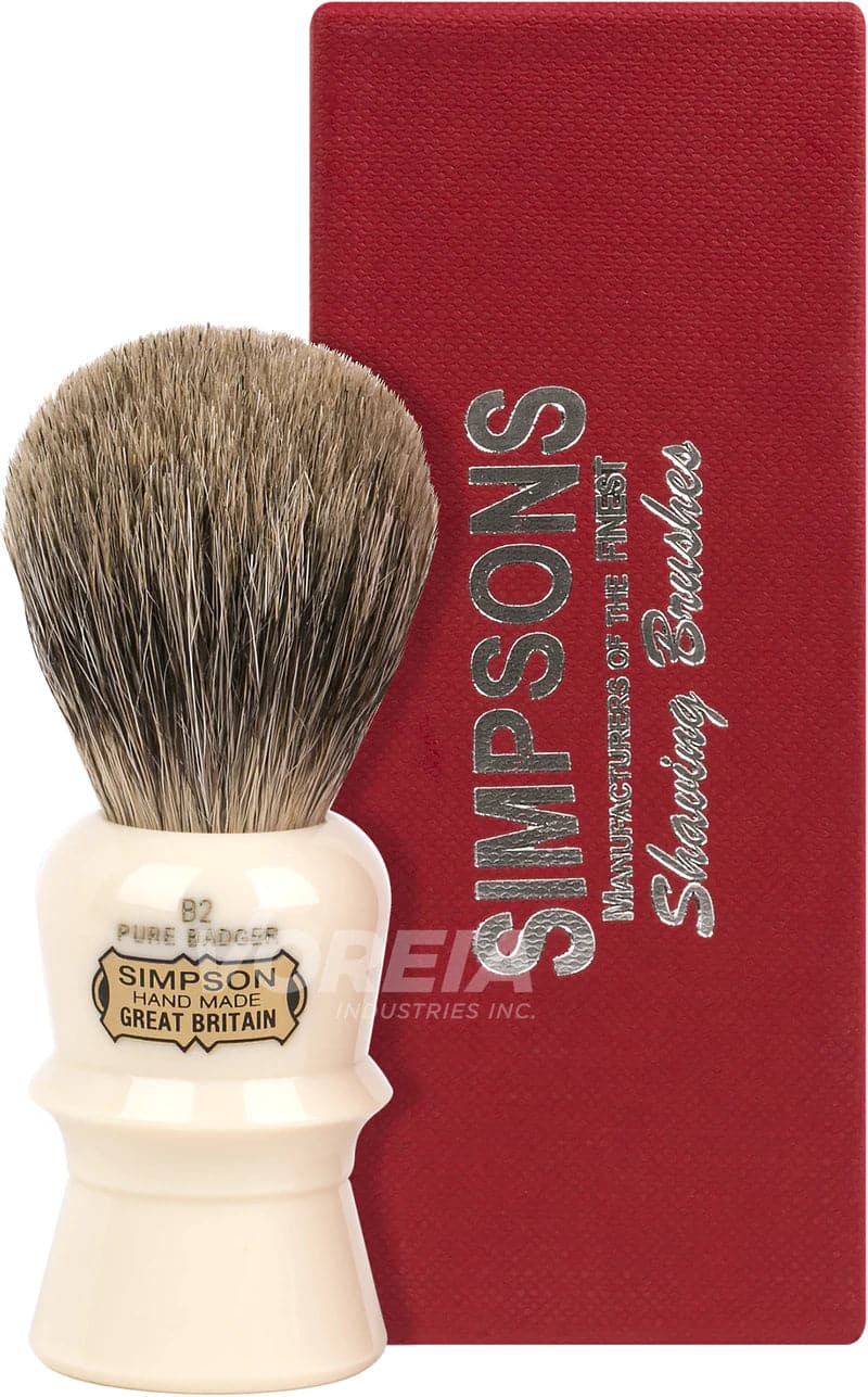 Beaufort B2 (Pure Badger) Shaving Brush - by Simpsons Shaving Brush Murphy and McNeil Store 