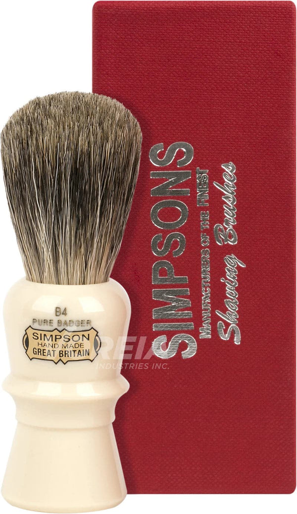 Beaufort B4 (Pure Badger) Shaving Brush - by Simpsons Shaving Brush Murphy and McNeil Store 