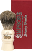 Beaufort B5 (Pure Badger) Shaving Brush - by Simpsons Shaving Brush Murphy and McNeil Store 