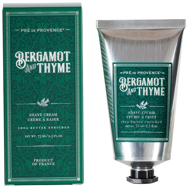 Bergamot and Thyme Shave Cream - by Pré de Provence Shaving Cream Murphy and McNeil Store 