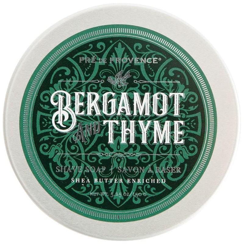 Bergamot and Thyme Shaving Soap - by Pré de Provence Shaving Soap Murphy and McNeil Store 