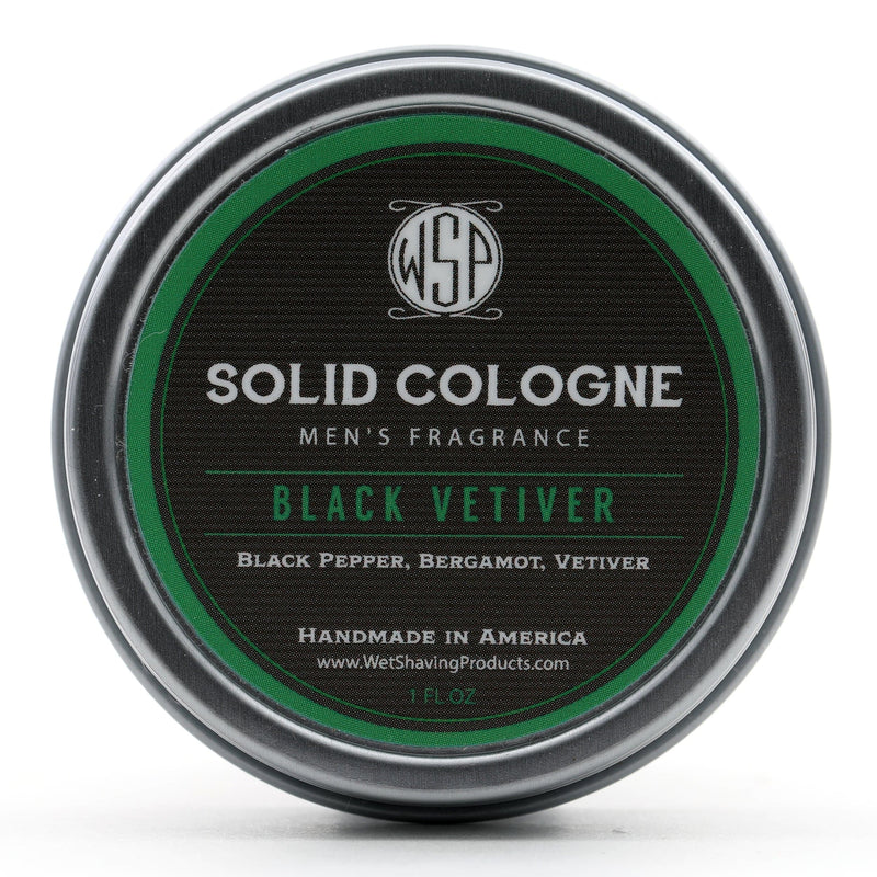 Black Vetiver Solid Cologne - by Wet Shaving Products Colognes and Perfume Murphy and McNeil Store 