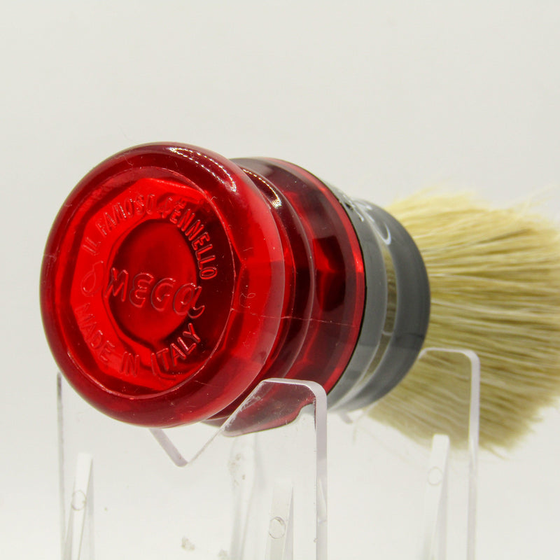 Boar Shaving Brush (Red & Black 10777) - by Omega (Pre-Owned) Shaving Brush Murphy & McNeil Pre-Owned Shaving 