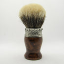 Briar & Pewter Shaving Brush (26mm Manchurian) - by Saponificio Varesino (Pre-Owned) Shaving Brush Murphy & McNeil Pre-Owned Shaving 