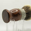 Briar & Pewter Shaving Brush (26mm Manchurian) - by Saponificio Varesino (Pre-Owned) Shaving Brush Murphy & McNeil Pre-Owned Shaving 