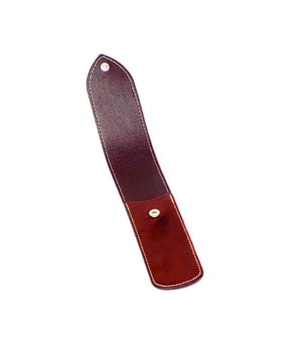 Brown Leather Sheath for Straight Razor - by Dovo Cases and Dopp Bags Murphy and McNeil Store 
