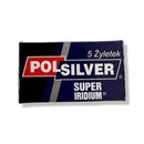 Polsilver Double Edge Razor Blades Super Iridium (Late Production - 5 Blades) Razor Blades Murphy and McNeil Store 