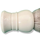 Lantern Shaving Brush, Cream (24mm Silvertip) - by West Coast Shaving (Pre-Owned) Shaving Brush Murphy & McNeil Pre-Owned Shaving 
