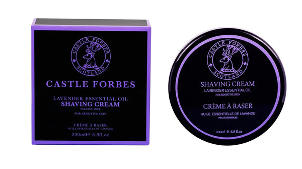 Castle Forbes Lavender Essential Oil Shaving Cream (6.8oz) Shaving Cream Murphy and McNeil Store 
