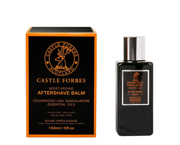 Castle Forbes Cedarwood & Sandalwood Essential Oil Aftershave Balm (5oz) Aftershave Balm Murphy and McNeil Store 