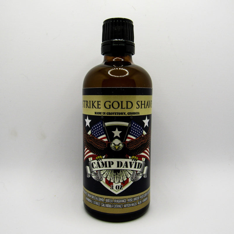 Camp David Aftershave Splash - by Strike Gold Shave Aftershave Murphy and McNeil Store 