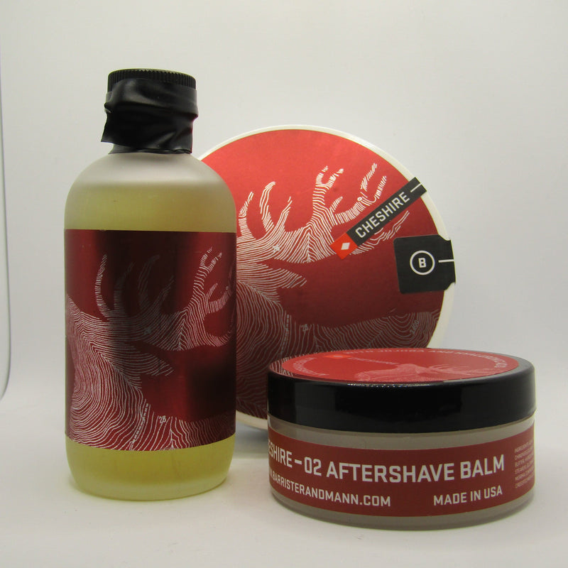 Cheshire Shaving Soap, Splash, and Balm - by Barrister and Mann (Pre-Owned) Soap and Aftershave Bundle Murphy & McNeil Pre-Owned Shaving 