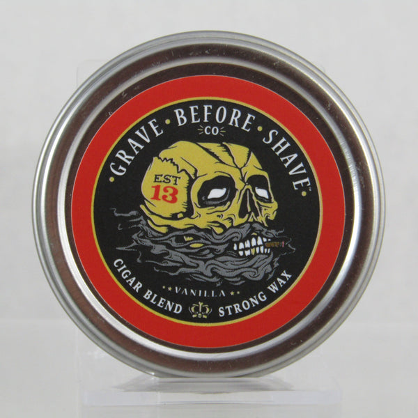 Cigar Blend Fisticuffs Strong Hold Mustache Wax - by Grave Before Shave Beard & Mustache Wax Murphy and McNeil Store 