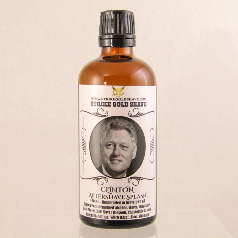Clinton Aftershave Splash - by Strike Gold Shave Aftershave Murphy and McNeil Store 